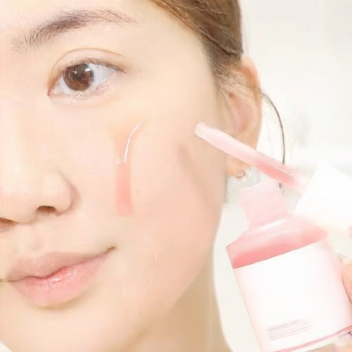 Medicube PDRN Salmon Peptide Skin Essence applied on glowing skin for hydration and smoothness.