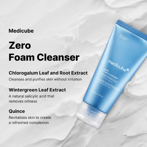 Medicube Facial Cream Cleanser Set gentle cleansing foam