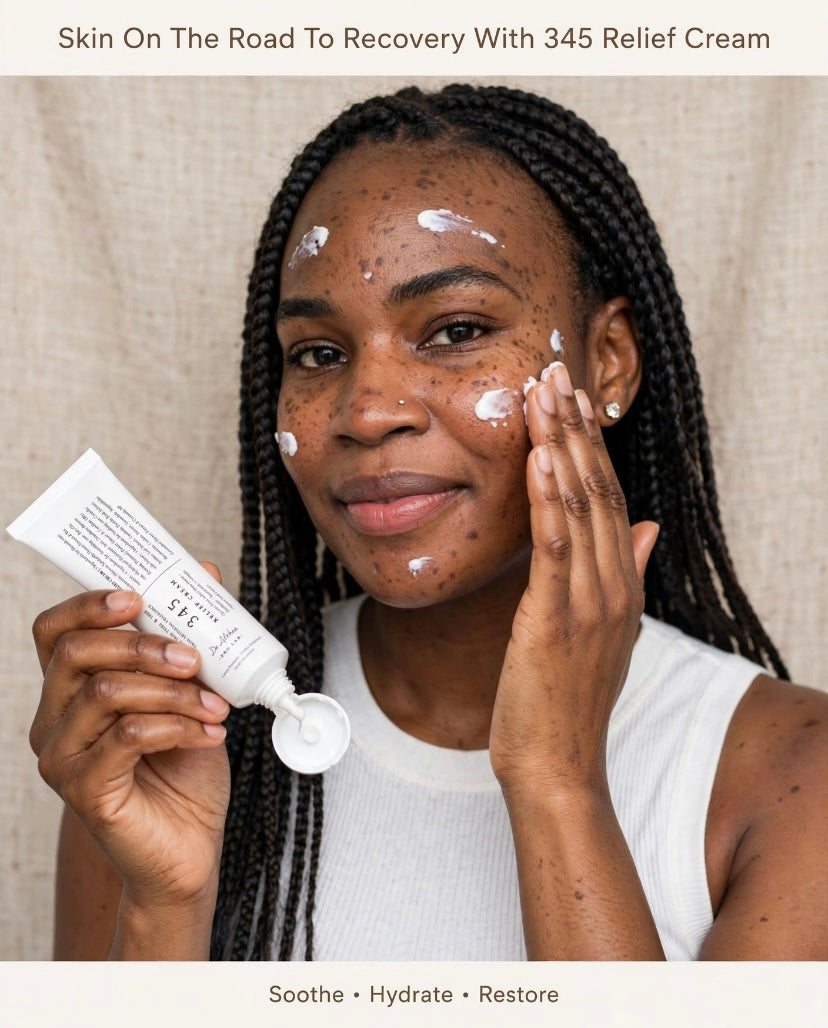 345 Relief Cream skincare moisturizer packaging